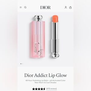 New in box - Dior Addict Lip Glow - 004 coral
